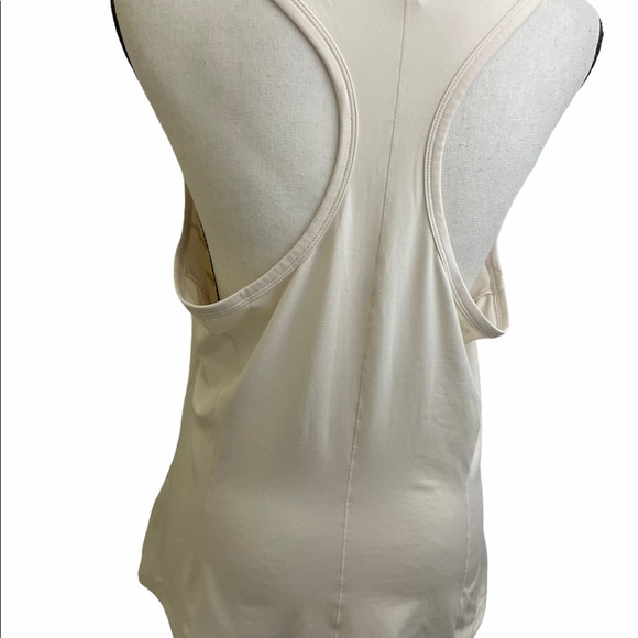 Fabletics racerback top cream X-Large. Exercise top - Picture 6 of 8